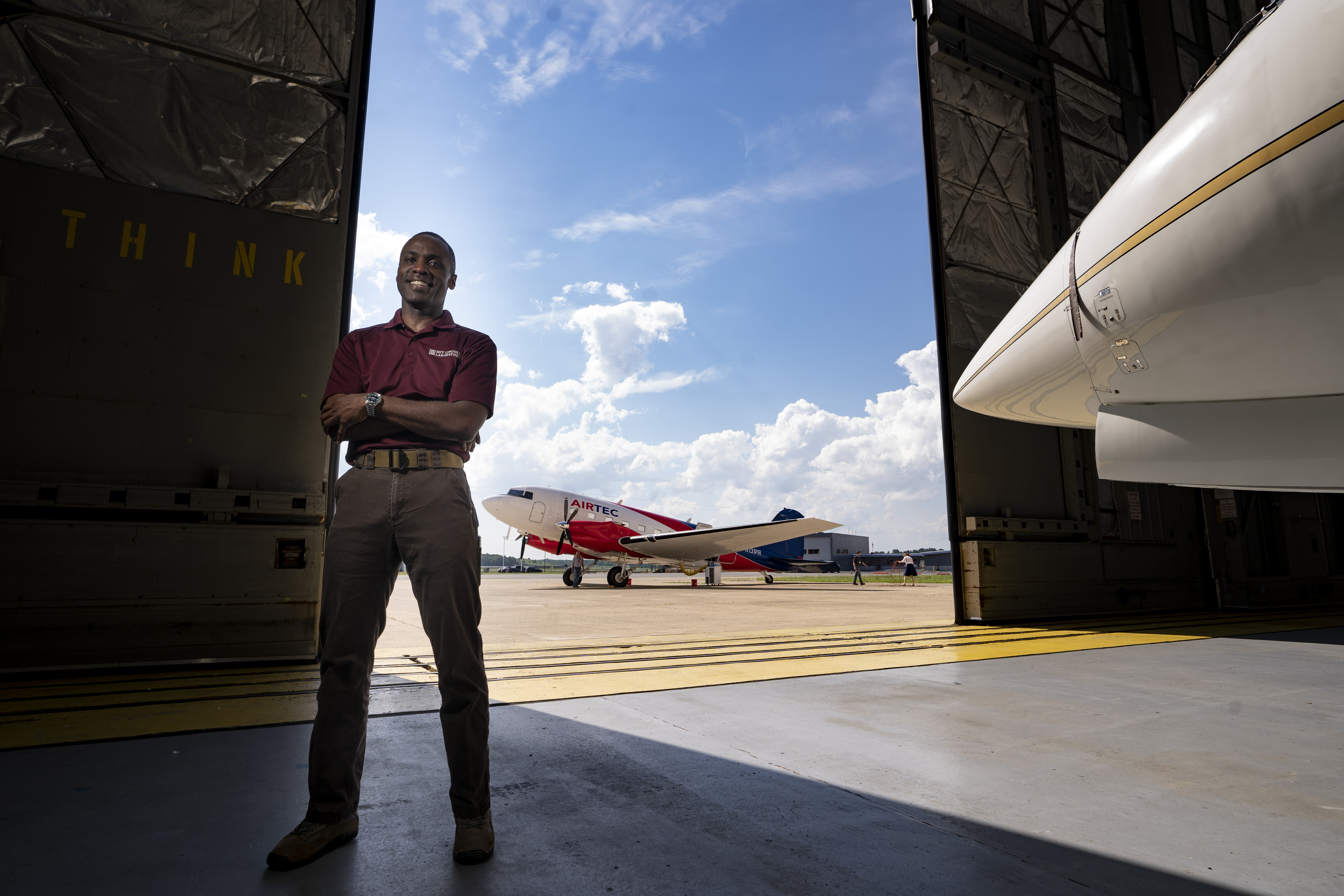 Lincoln Laboratory flight test pilot Thomas Washington ’92, SM ’94